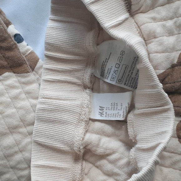 Two piece cute bear face outfit 2T H&M - Picture 6 of 8